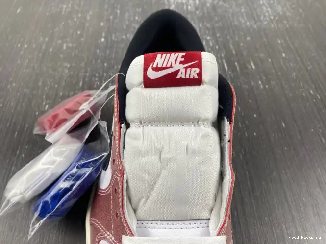 'RED BLACK' LOW 1 X JORDAN AIR OG ROOM TROPHY FN0432-017 0528
